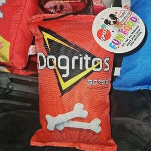DOGRITOS BONES DOG TOY W SQUEAKER